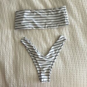 Striped bikini